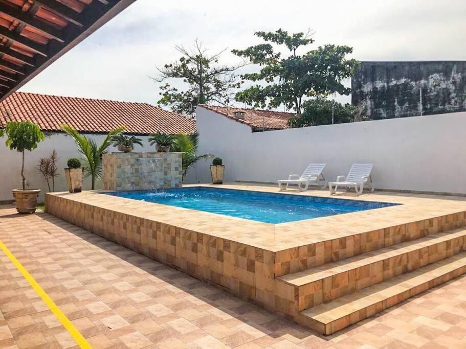 Casa Com Piscina Itanhaem Cibratel II Villa Luaran gambar
